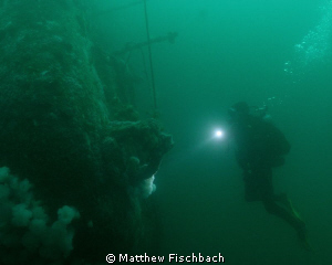 Darkness on the HMCS Yukon, San Diego. by Matthew Fischbach 
